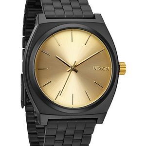 Nixon Time Teller Watch Black + Gold Face